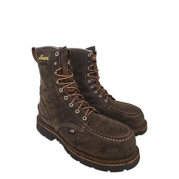 thorogood Other - Thorogood Men's 8 "Steel Toe WP 804-3898 "Made In USA" Moc Toe Work Boot 10.5 2E